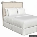 [EUR: BarnKHB] Barnard - King Headboard   / Winter Grey + Silver