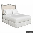 [EUR: BarnKHB] Barnard - King Headboard   / Charcoal + Silver
