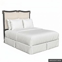 [EUR: BarnKHB] Barnard - King Headboard   / Wrought Iron + Silver