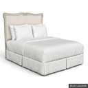 [EUR: BarnQHB] Barnard - Queen Headboard   / Blue Lagoon + NO Accent Colour Required