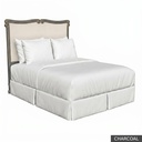 [EUR: BarnQHB] Barnard - Queen Headboard   / Charcoal + Gold