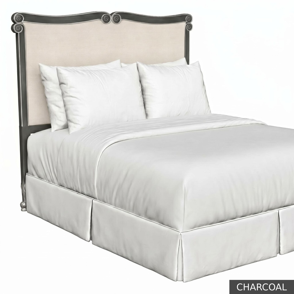 [EUR: BarnQHB] Barnard - Queen Headboard   / Charcoal + Silver