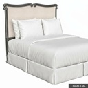 [EUR: BarnQHB] Barnard - Queen Headboard   / Charcoal + Silver
