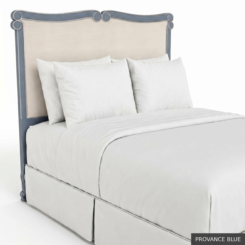 [EUR: BarnQHB] Barnard - Queen Headboard   / Provance Blue + Silver