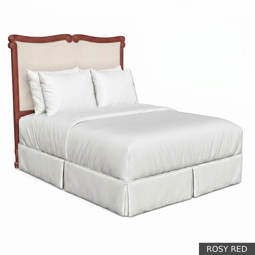 [EUR: BarnQHB] Barnard - Queen Headboard   / Rosy Red + NO Accent Colour Required