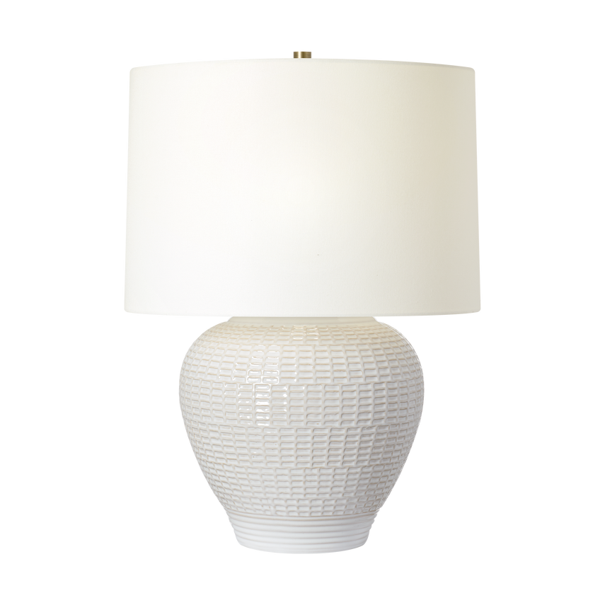 Marcel Medium Table Lamp - New White