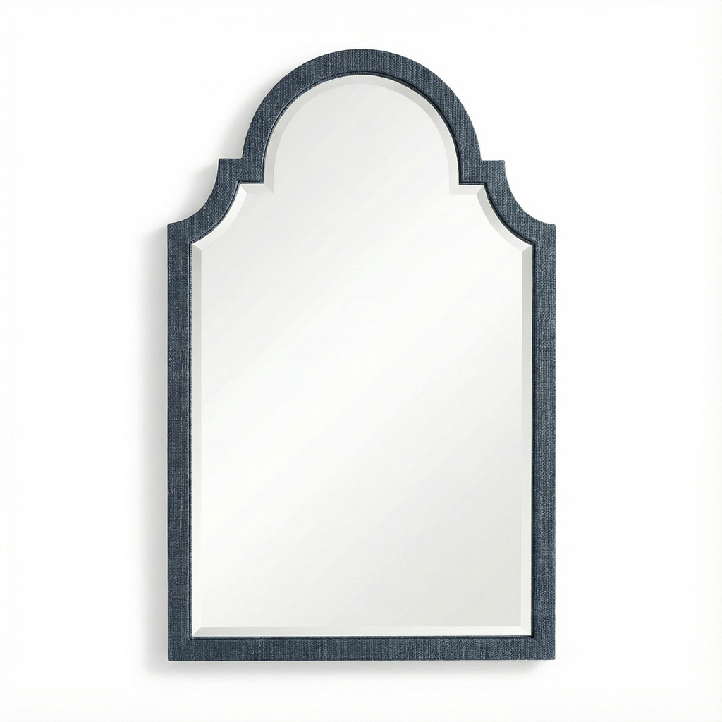 Rio Beveled Mirror - Navy