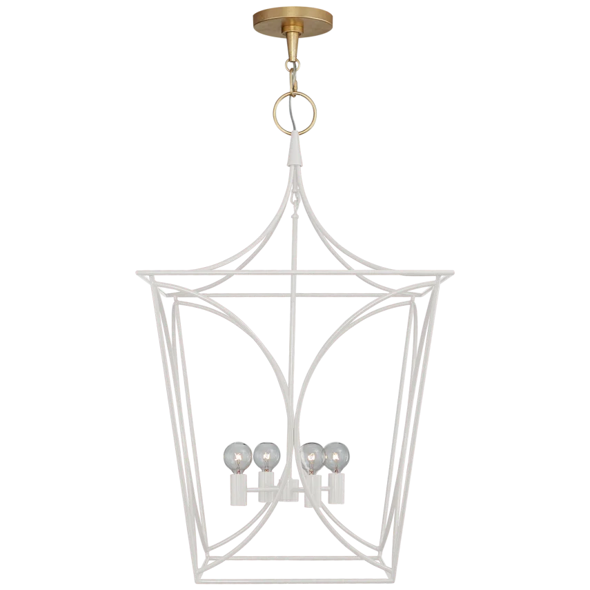 Cavanagh Off White & Gold Chandelier