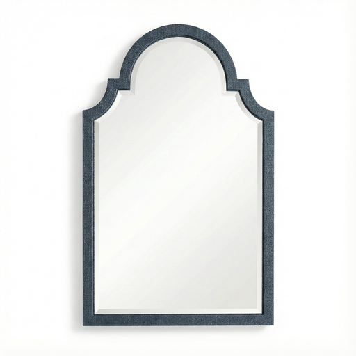 Rio Beveled Mirror - Navy