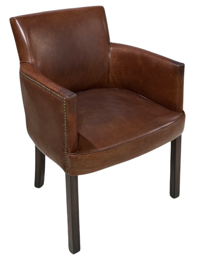 [EPIC: 922A-1-1D] Douglas Leather Chair Brown